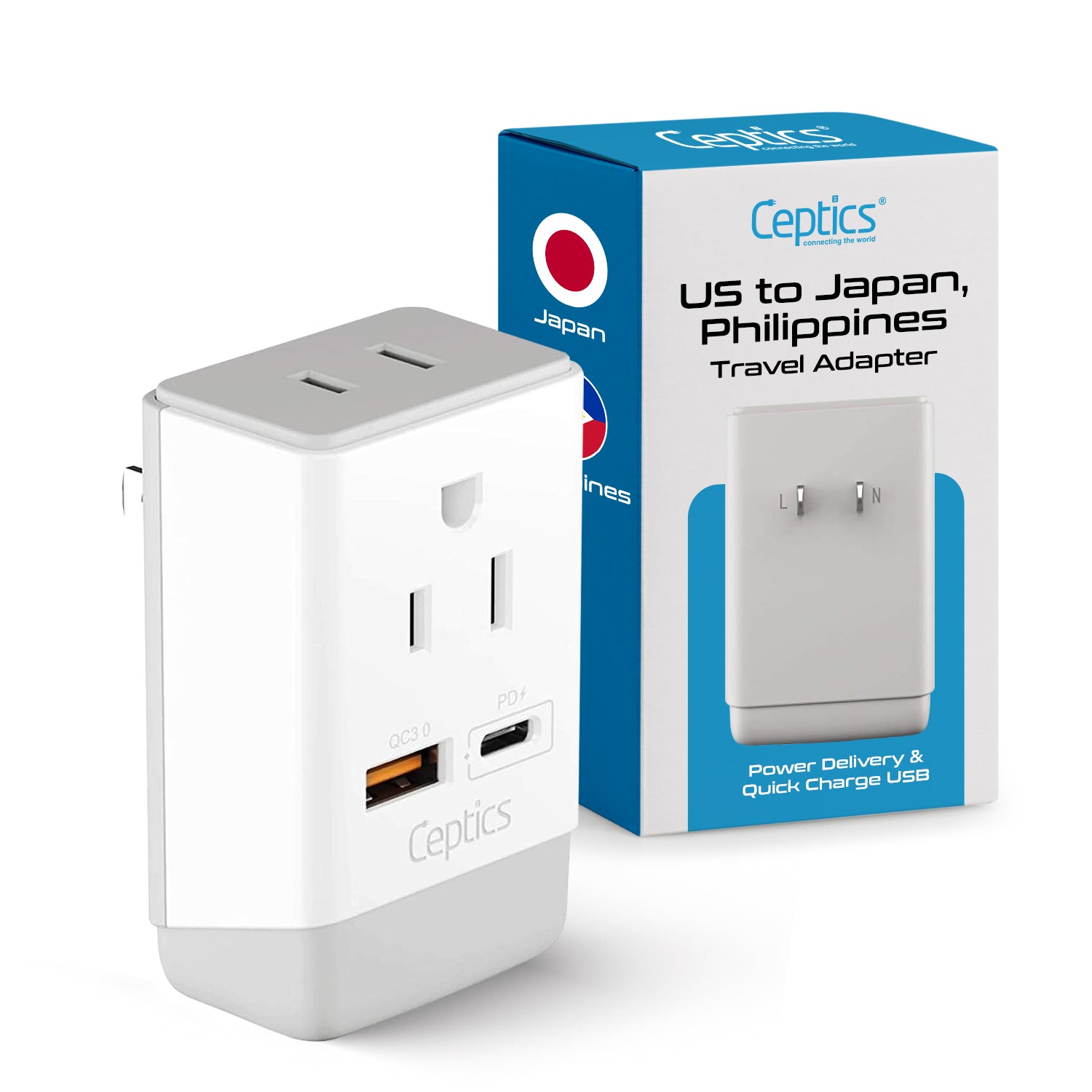 Shop Japanese Plug Adaptor | Type A | Ceptics