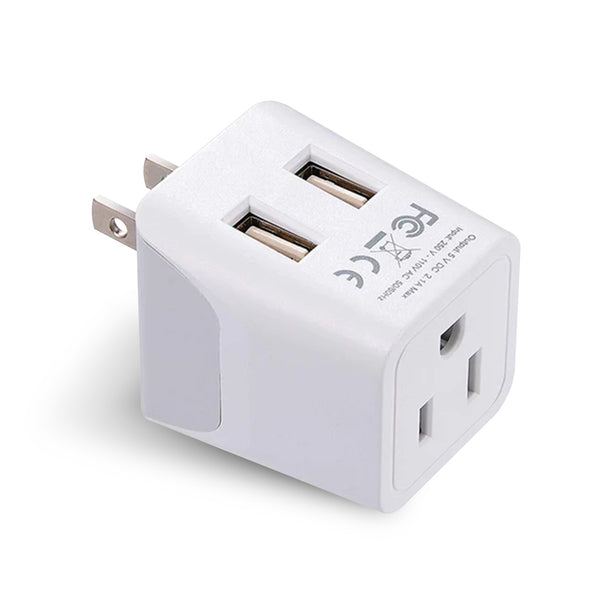Shop Japanese Plug Adaptor Dual USB Type A Ceptics