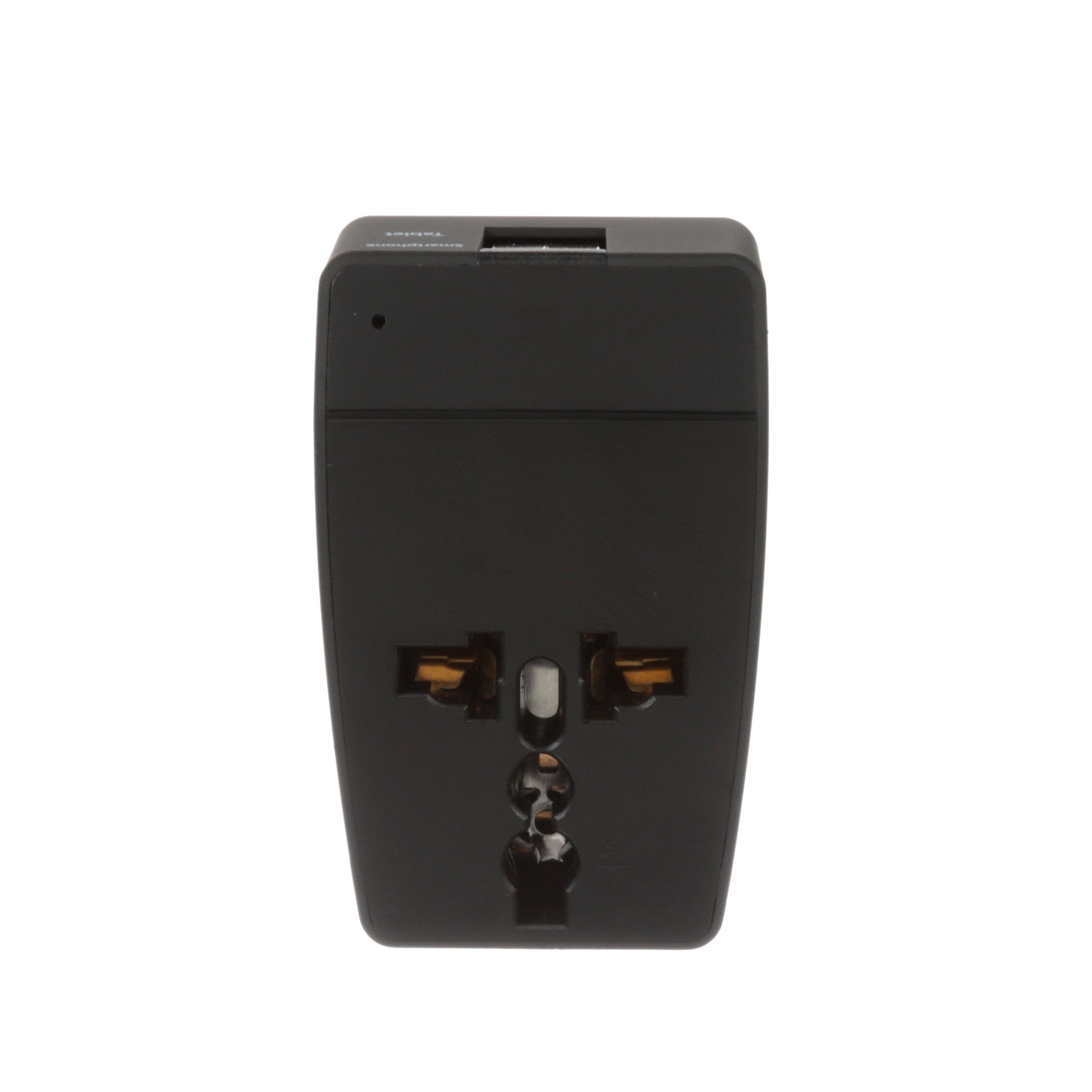 India Travel Adapter - Type D - 4 in 1 - 2 USB Ports (GP4-10)