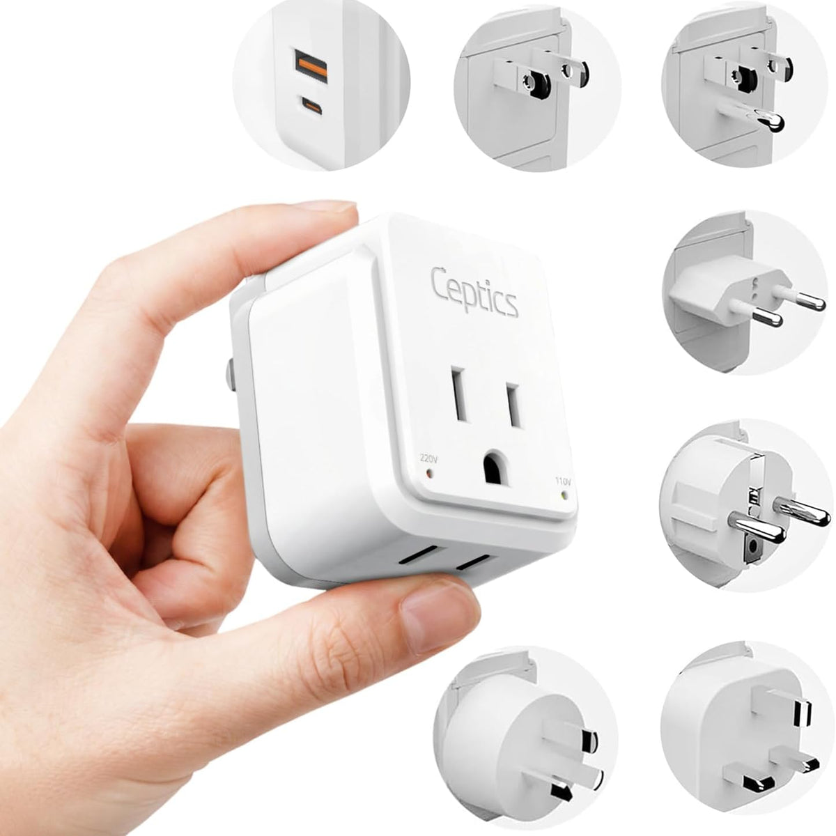 Travel Adapter Set | Type A, B, C, E/F, G, I