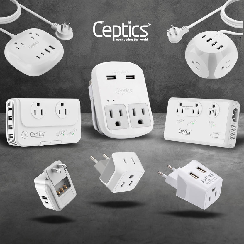 All Adapters Shop Universal Adaptor | Set of 12 Adaptors | Ceptics