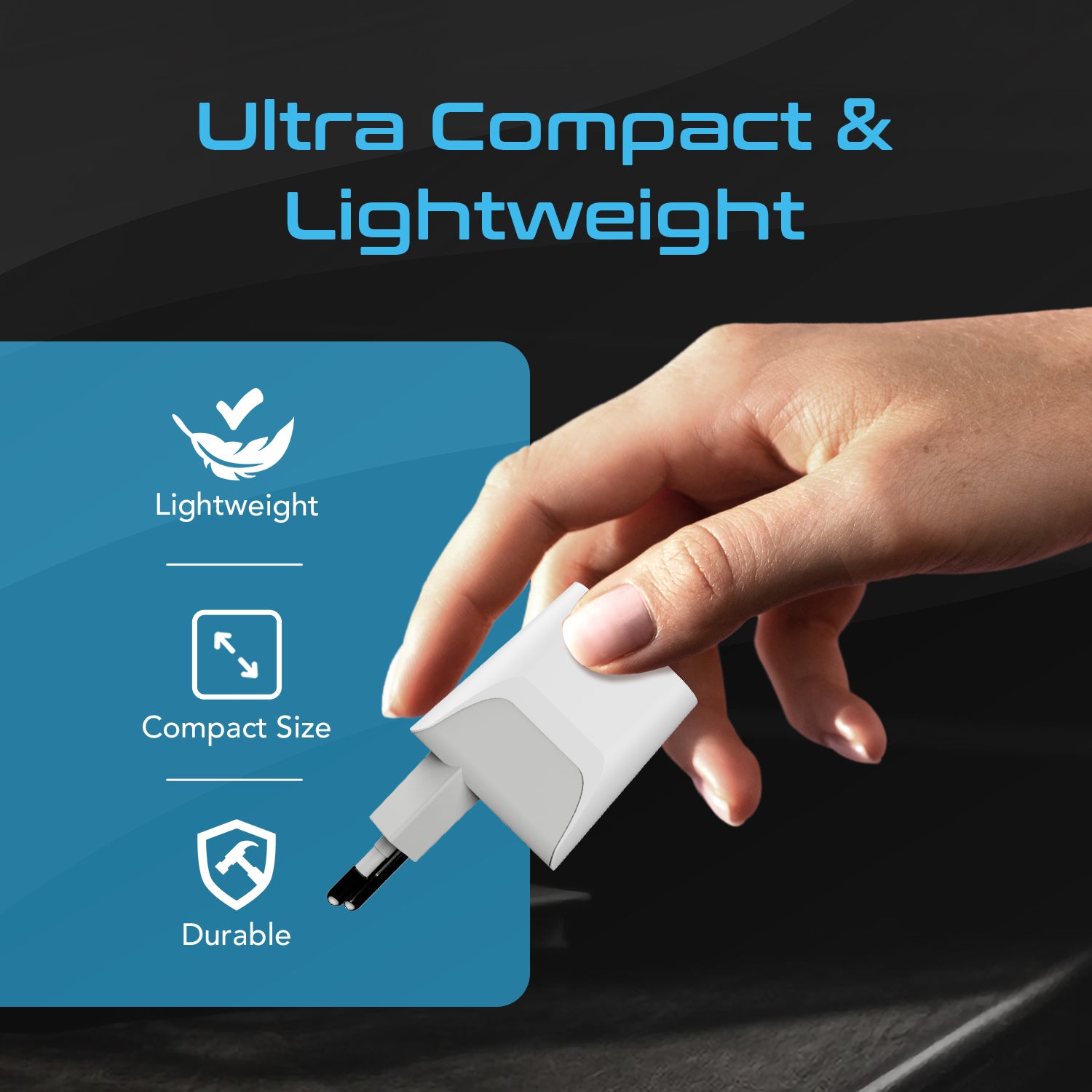 Brazil Travel Adapter Plug Combo - Type C, N | USB-A + USB-C - Brazilian Combo (CTU-9C-11C)