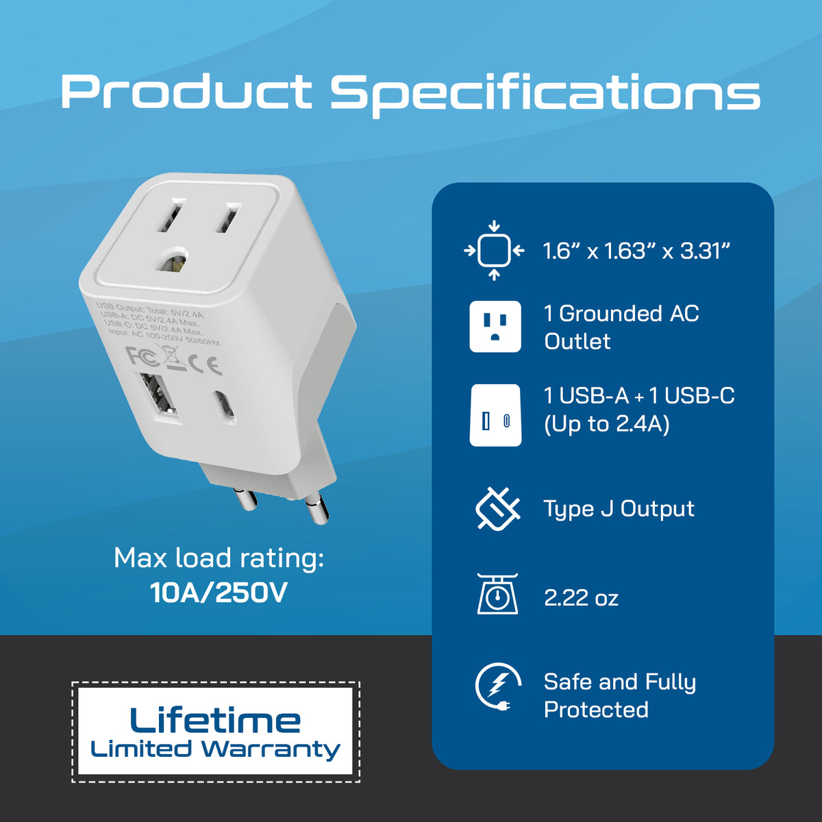Swiss To Europe Plug Adapter 16 250V Type J to Type E/F European Converter Germany France South KoreaTravel Adapter Plug - 13 Swiss To Europe Plug Adapter 16 250V Type J to Type E/F European Converter Germany France South KoreaTravel Adapter Plug - 13