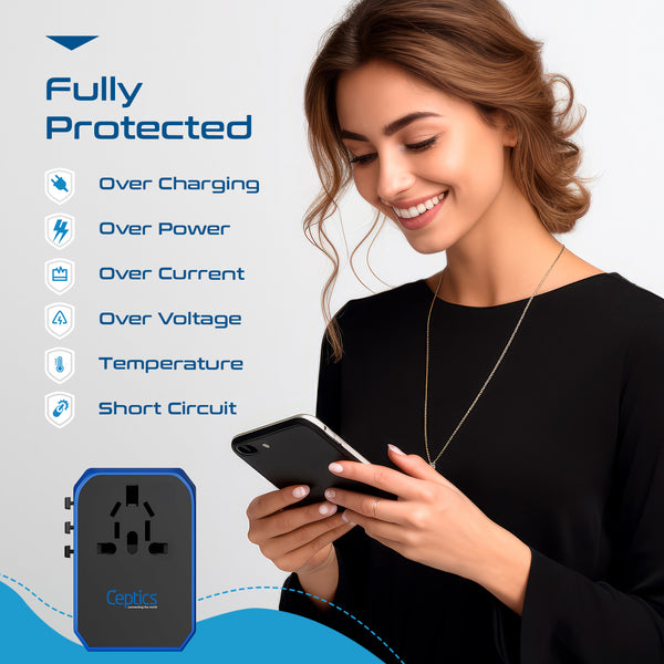 Ceptics UP-70KU 70W International Travel Adapter — $49.99