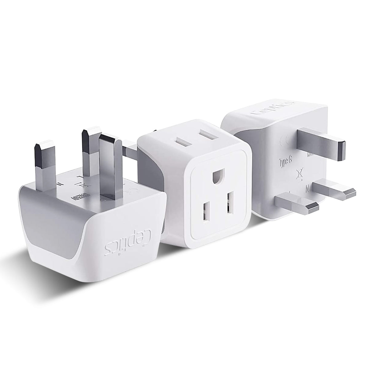 Universal Plug Adapter EU US UK AU CN To UK Type G Travel Socket Plug