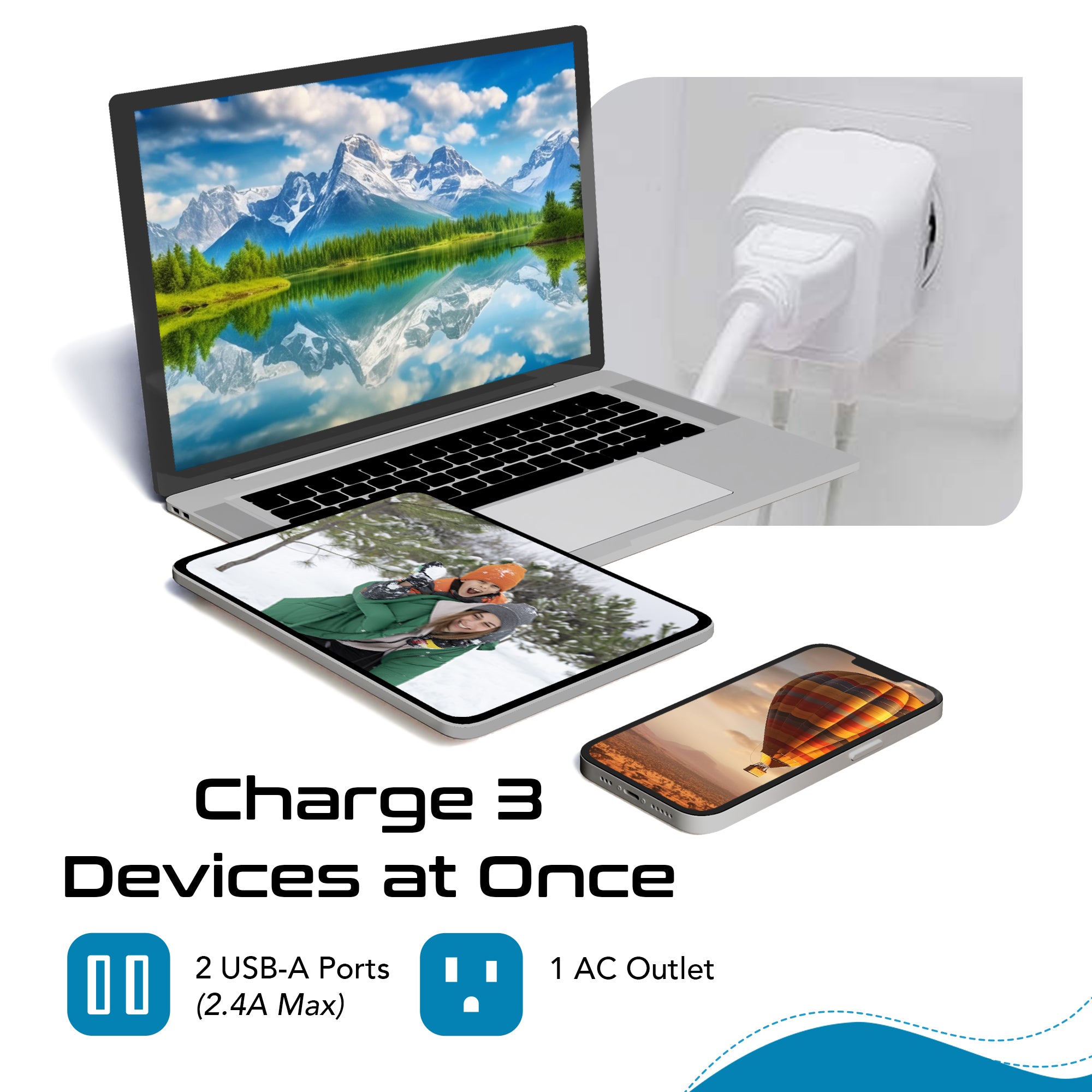 Switzerland Travel Adapter - Type J - Dual USB (CTU-11A)