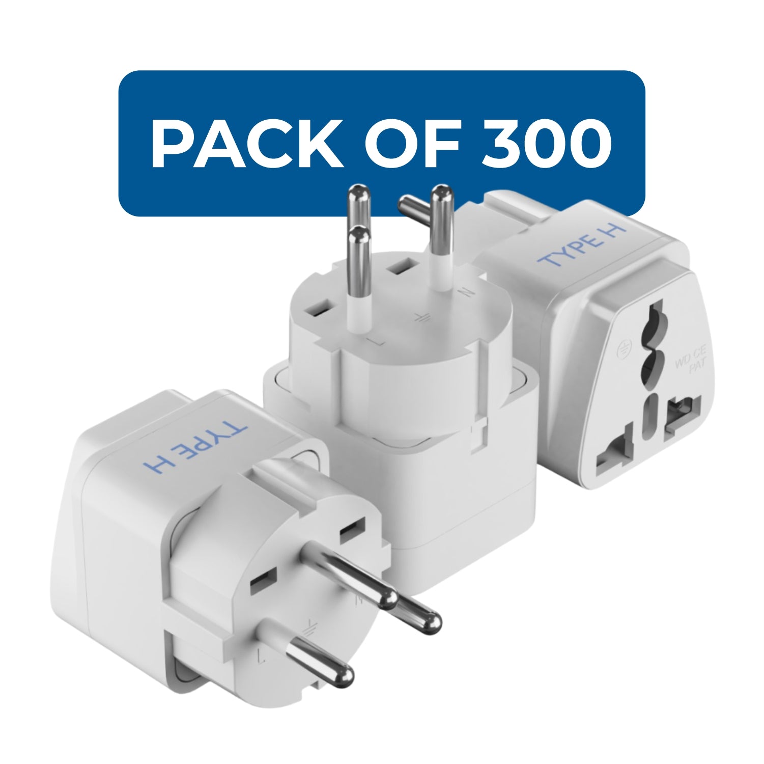 Israel Travel Adapter - Type H - 3 Pack (GP-14)
