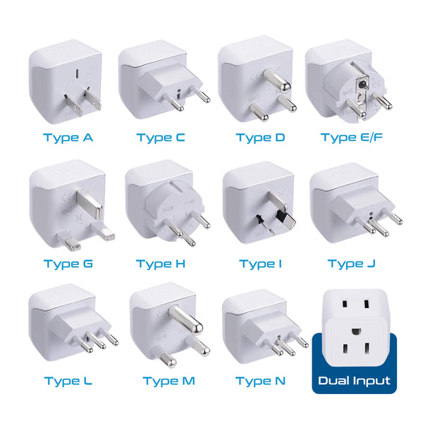 Shop World travel adapter kit | Grounded Plug Adapters – Ceptics