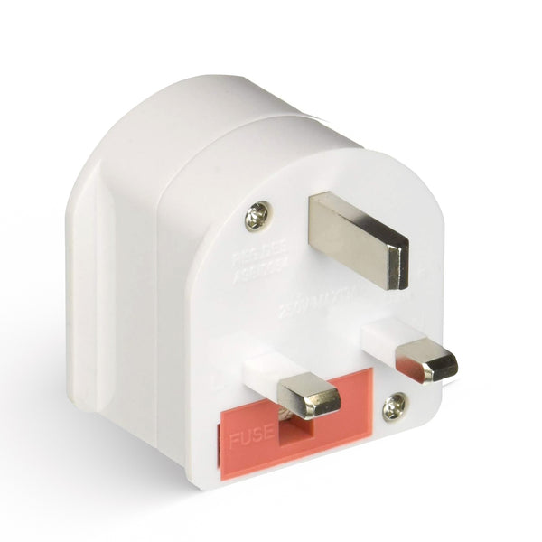 South Africa to UK - Type G - Travel Plug Adapter - Grounded (SA-UK)