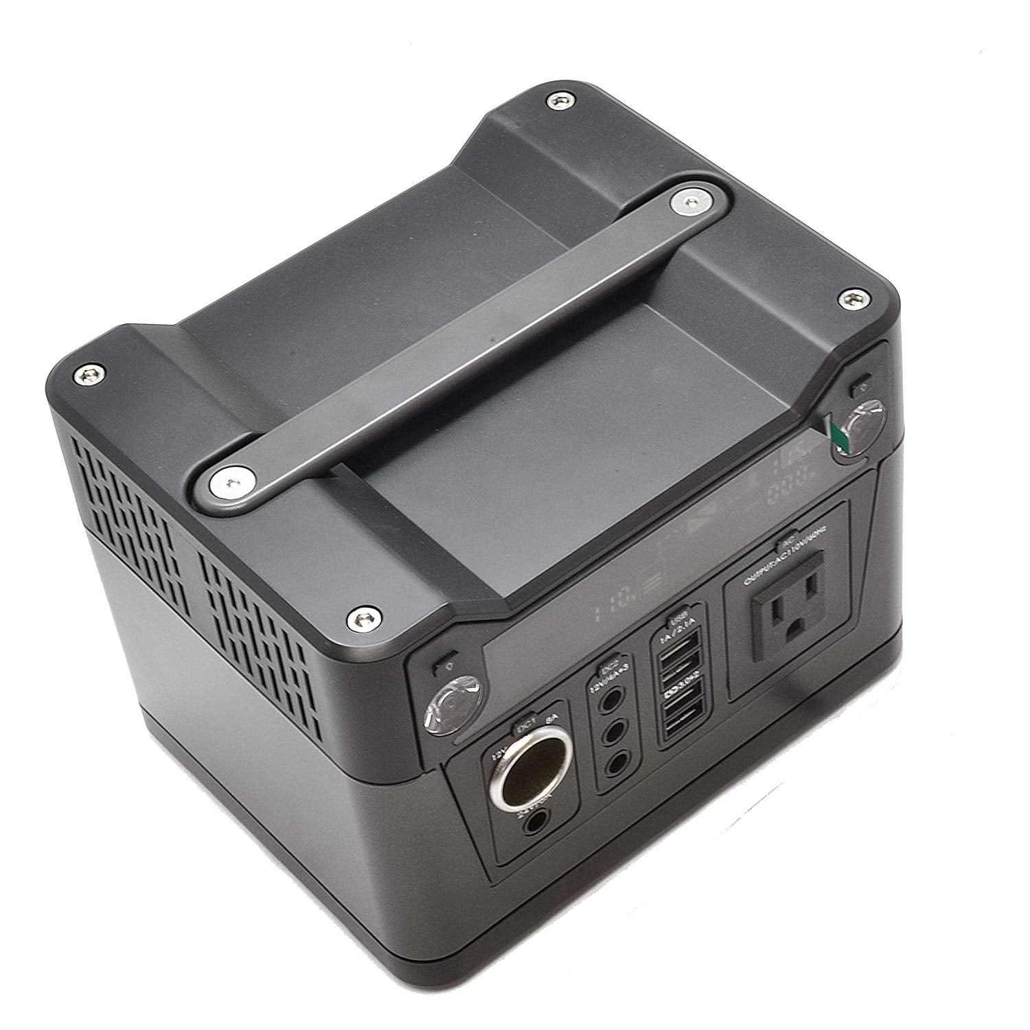 Portable Power Generator Station, 300W Backup Battery Pack UPS Power Supply 110V AC Outlet, QC3.0 USB, 12V/24V DC, LED Flashlight for Travel, Camping, Home, Emergency (PW-300)