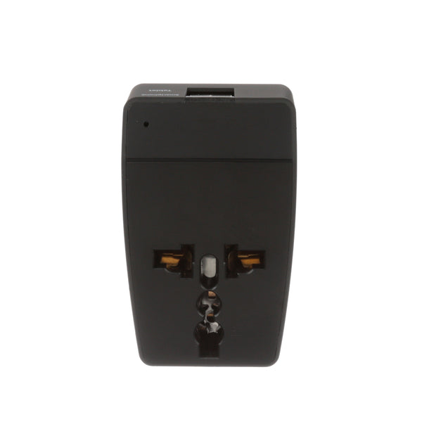 India Travel Adapter - Type D - 4 in 1 - 2 USB Ports (GP4-10)