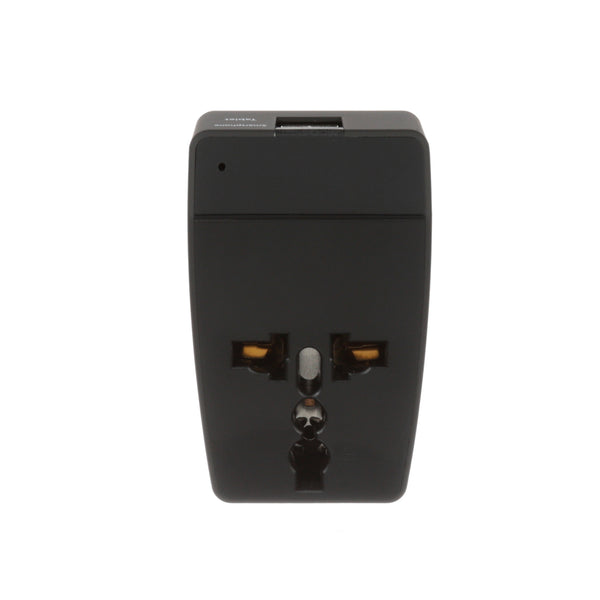 Italy Travel Adapter - Type L - 4 in 1 - 2 USB Ports (GP4-12A)