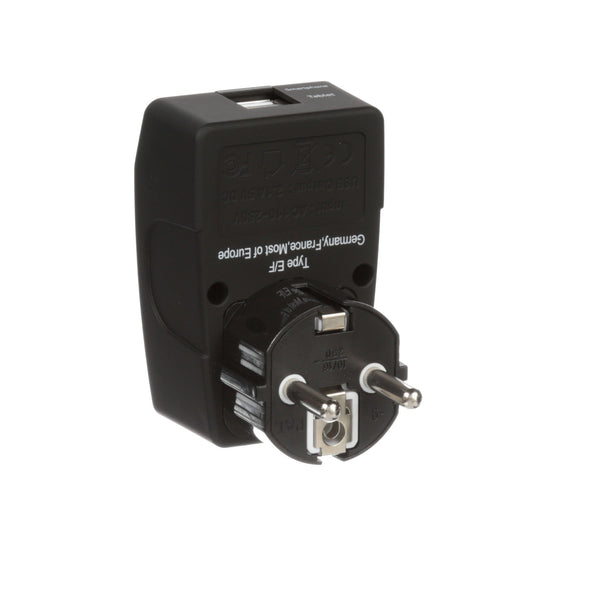European Travel Adapter with USB GP4-9