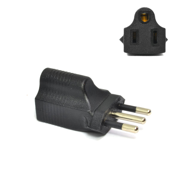 Italy Travel Adapter - Type L - Industrial Grade (IG-12A)