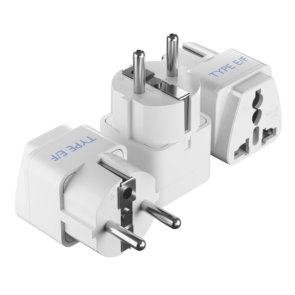 European Converter Plug USA To EU European Plug Adapter, International