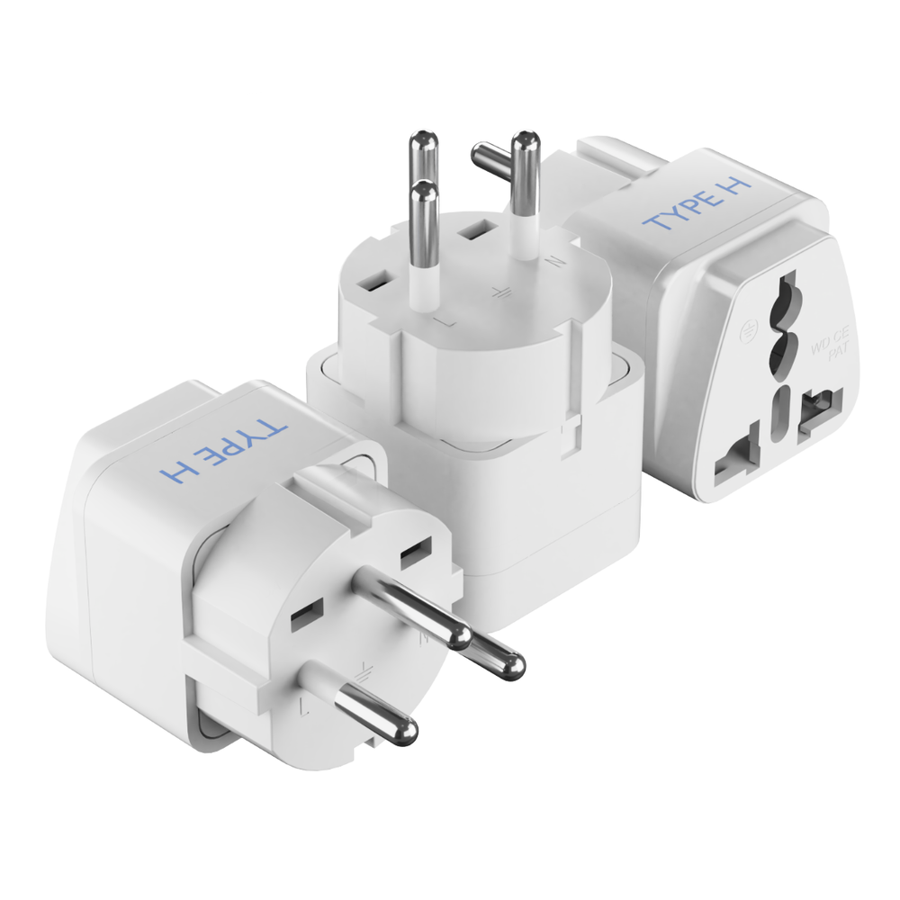 H Plug Shop Israel Plug Adapter | Type H 250 Volt | Ceptics