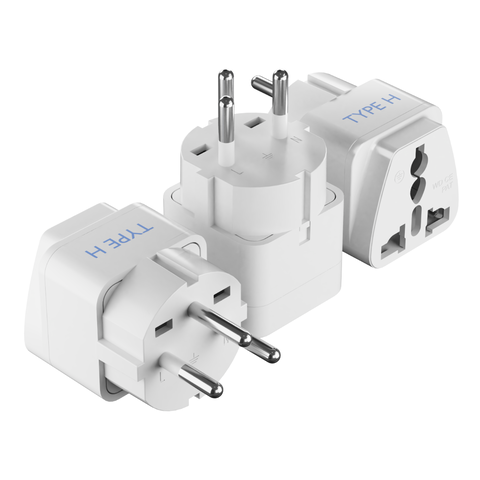 Israel Travel Adapter - Type H - 3 Pack (GP-14)