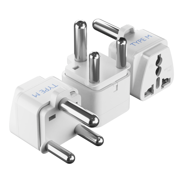 South Africa Travel Adapter - Type M - 3 Pack (GP-10L)