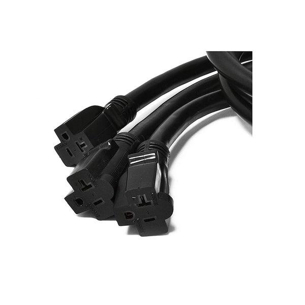 30A L5-30P to 3x 5-15/20R Generator Distribution Power Cord | 10 AWG