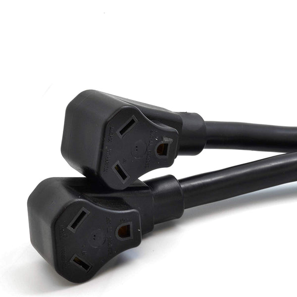 50A L14-50P to 2x TT-30R RV Distribution Power Cord | 10 AWG