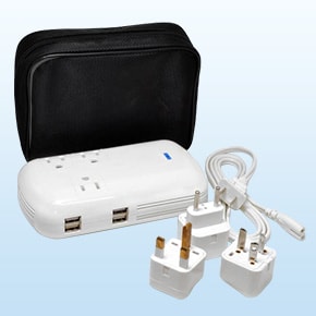 World Travel Adapter Kit with 2 USB Ports & 2 Outlets | Ceptics